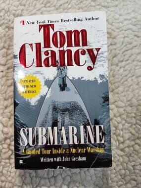 Tom Clancy Submarine Paperback 2002 Berkley John Gresham Navy Military Guide